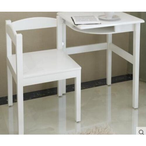 Solid wood folding tables. Rotating computer desk function learning table of small tea table