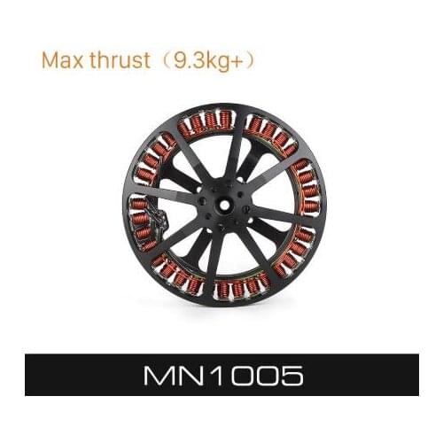 T-MOTOR MN1005 KV90 ultralight aircraft engine big thrust brushless motor 11.5g/W at 3kg