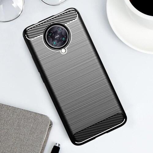 For Xiaomi Redmi K30 K20 Pro Brushed case Carbon Fiber Shockproof Soft Back Cover For Xiaomi Redmi K20 K30 Pro Phone Case Coque