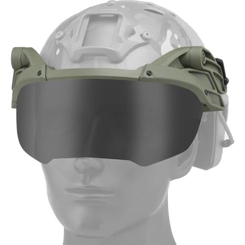Tactical Goggles Flip Up Anti Fog Goggles Military Airsoft Paintball Protective Goggles Hunting Glasses Fits for Fast Helmet
