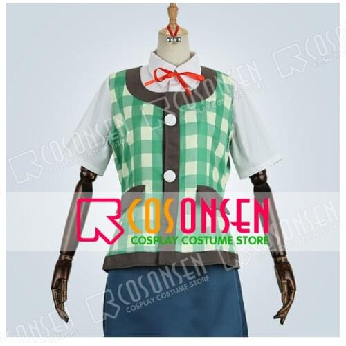 Game Animal Crossing Isabelle Cosplay Costume Summer Suit Women Shirt Vest Skirt Headwear Cosplayonsen