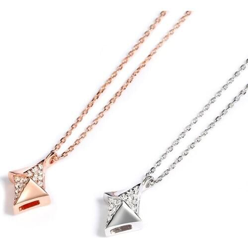 S925 sterling silver ladies necklace