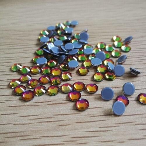 1 bag 1440 pieces ss20 red volcano color crystal flat back loose hot fix rhinestones