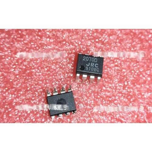 10PCS/ NJM2070D NJM 2070D DIP-8 JRC2070D