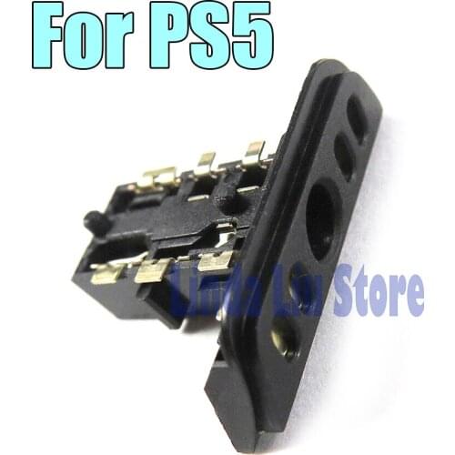 10PCS New Replacement For PS5 Headphone Earphone Earphone Jack Port Socket Connector for Playstation5 PS5 Controller
