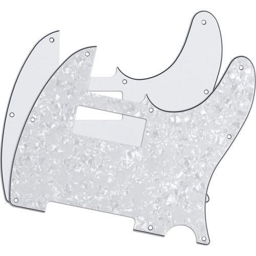 2pcs Mixed Color Guitar Pickguard Tele with Mini Humbucker Pickup Hole for Standard USA/Mexico Tele Style Guitar