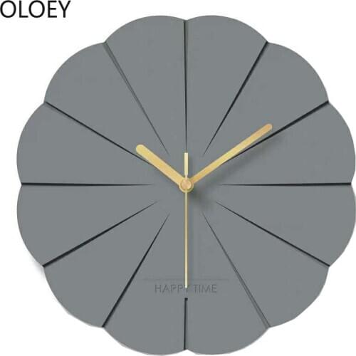 3d Creative Wall Clock Gray Clock Wall Living Room Bedroom Home Decor Wall Clock Modern Design Digital Wall Watch Acrylic Brief