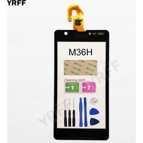 4.6'' For Sony Xperia ZR M36H M36 C5502 C5503 Touch Screen Digitizer Sensor Touch Glass Lens Panel Replacement