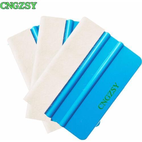 CNGZSY 3pcs Wool Squeegee Soft Car Wrap Scraper 4 Inch Vinyl Film Wrapping Home Office Window Sticker Installation Tools 3A22