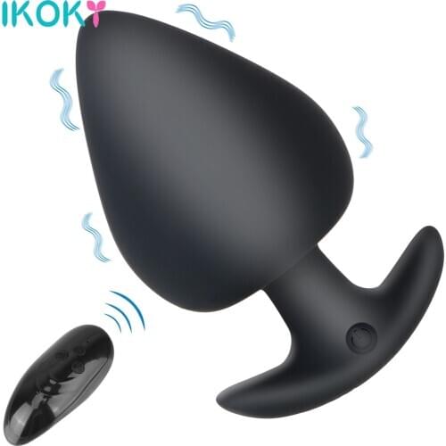 G spot Vibrator 10 Frequency Anal Plug Male Prostate Massage Butt Plug Wireless Remote Sex Toy For Men Woman Dildo Anal Vibrator