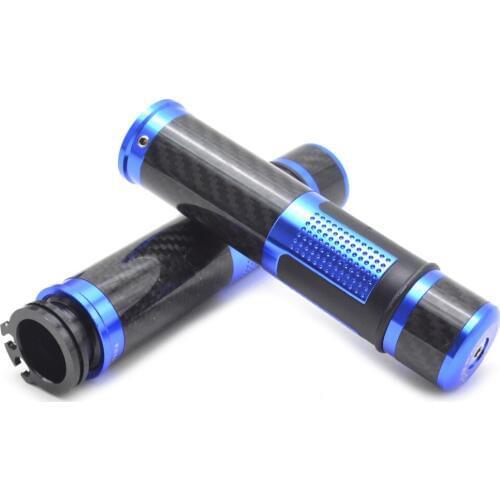 Hot!CNC 22\24mm Motorcycle Carbon fiber Hand Handle Grip Handlebar Cap for Ducati Multistrada 1200 ABS S SPORT GT MS4 MS4R