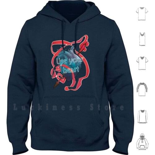 Use Your Heart! Hoodies Long Sleeve Guardian Of The Galaxy Vol 2 Yondu Udonta Fanart Movie Tribute Heart Arrow