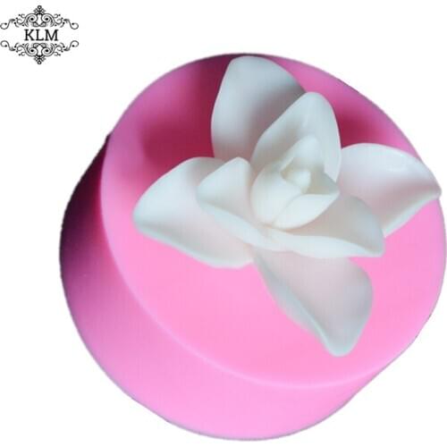 KLM flower type Resin infusion silicone cake silicone mold 3D epoxy resin mold cake decoration accessories tools clay tools choc