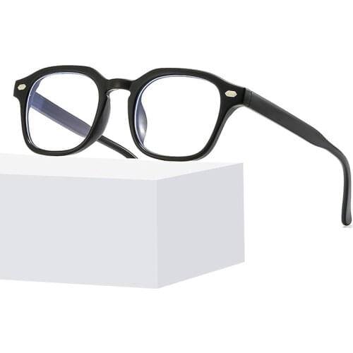 Unisex Retro Anti Blue Ray Computer Glasses Women Square Eyeglasses Men Blue Light Blocking Fashion Eyewear Optical Frames