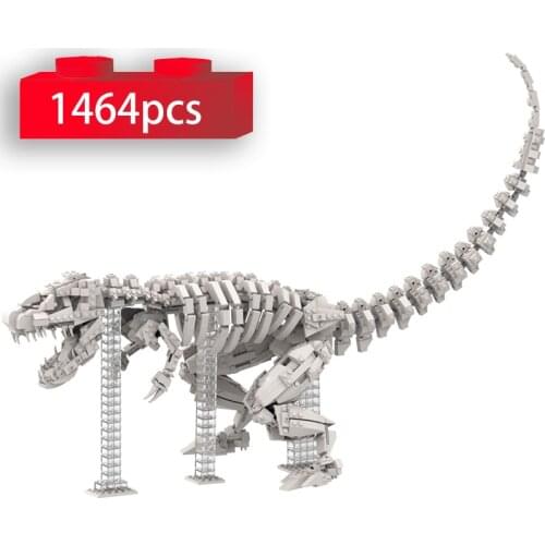MOC Dinosaur Building Blocks Jurassics Park Movie Creator Tyrannosaurus Rex Figures Model Bricks Toys for Children Boys Gifts