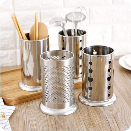 Creative Stainless Steel Kitchen Drain Tableware Storage Racks Cutlery Chopsticks Spoon Fork Cosmetic Storage Racks Holder