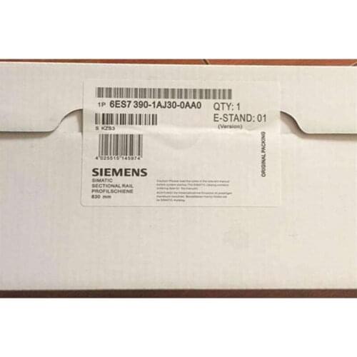 New Siemens 6ES7 390-1AJ30-0AA0 6ES7390-1AJ30-0AA0 SIMATIC S7-300 mounting rail length: 830 mm