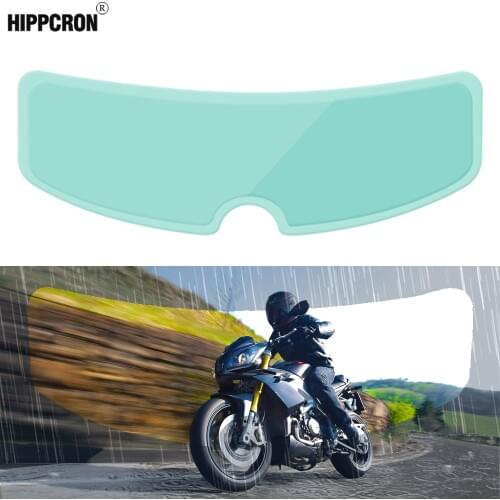 Hippcron Motorcycle Helmet Optional Clear Rainproof Film Anti Rain Clear Anti-Fog Patch Screen for Universal Helmets
