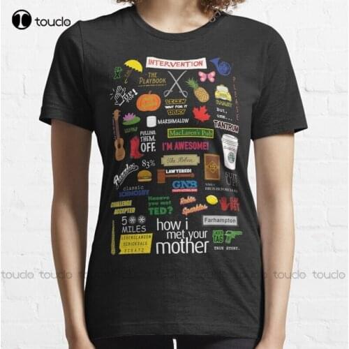 New How I Met Your Mother | Himym | Tv Show | Collage T-Shirt Purple Shirt For Women Men Cotton Tee S-3Xl Unisex