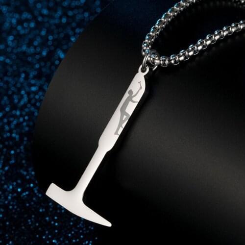 New Arrival Famous Movie Inspirational Hammer Link Chain Pendant Necklace For Men Unisex Stainless Steel Party Punk Rock Jewelry