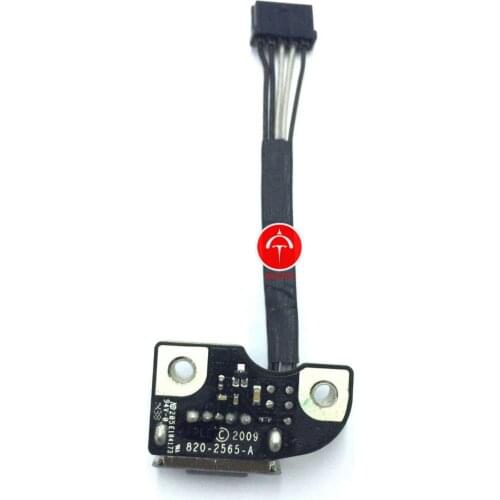 DC IN Power Jack Board for Macbook A1278 A1286 A1297 Macbook Pro 820-2565-A 2009 2010 2011 2012