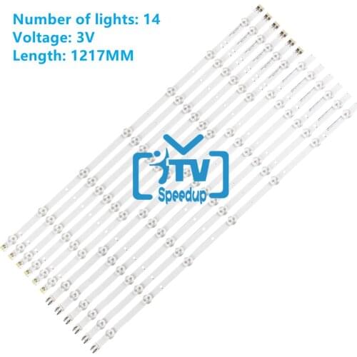 12 PCS LED backlight strip for UN60FH6200 UN60H6103 UN60J620DAF UE60H6273 UE60H6204 UA60H6003 UE60H6203 BN96-29075A 29074A