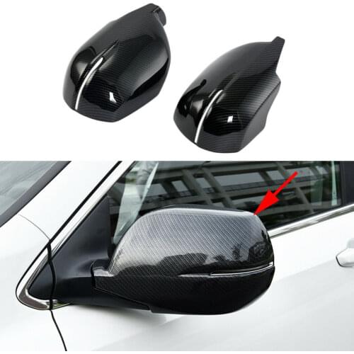 Pair Carbon Fiber Rearview Rear View Mirror Cover Trim Fit For Honda CR-V 5th 2017 2018 2019 Accessories