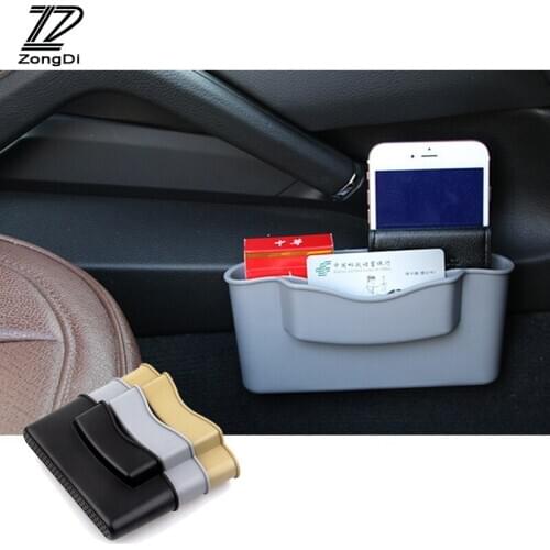 ZD 1X Car Storage Box Multi-function seat gap box For Mitsubishi asx outlander lancer Seat leon mk2 Fiat 500 ducato Accessories