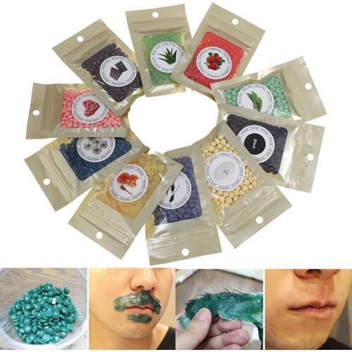 1 Bag Depilatory Wax 25g Hot Film Hard Wax Beans Pellet Waxing Bikini Hair Removal Bean for All Types Skin Beauty