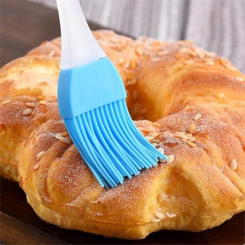 1PCS Silicone Spatula Barbeque Brush Cooking BBQ Heat Resistant Oil Brushes Kitchen Bar Cake Baking Tools Utensil Supplies
