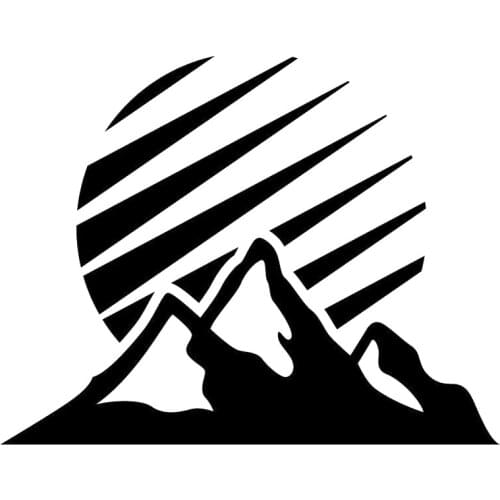 17*13.3cm Tuning Mountain Car Stickers Vinyl decals Funny Personality Stickers Motorcycle SUVs Bumper Laptop Car Styling