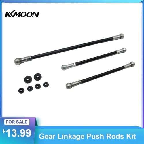 3pcs Gear Linkage Push Rods Kit for Peugeot 106 Citroen Saxo 91-04 Push Rods Car Goods Metal Silver Push Rod