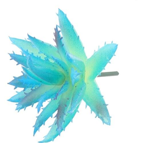 6xRealistic Artificial Succulent DIY Foliage Decorative Faux Cactus Plant #10