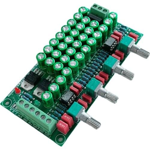 Authentic OPA2604 2.0 Channel Class A Pre-amplifier Pre-stage Tuning Tone Board Can Connect Bluetooth Treble Subwoofer Adjust