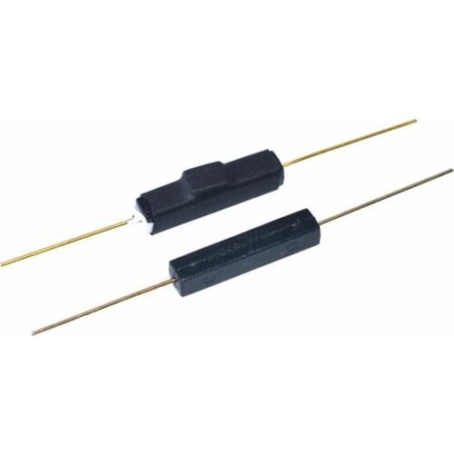 Free shipping 10PCS Reed Plastic Type 2*14mm Normally Open Magnetic Switch Anti Vibration GPS-14A