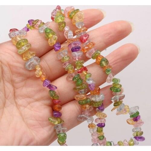 Natural Stone Beads irregularity Mix-Color Crystal Gravel Loose Beaded For Jewelry Making DIY Bracelet Necklace Accessories