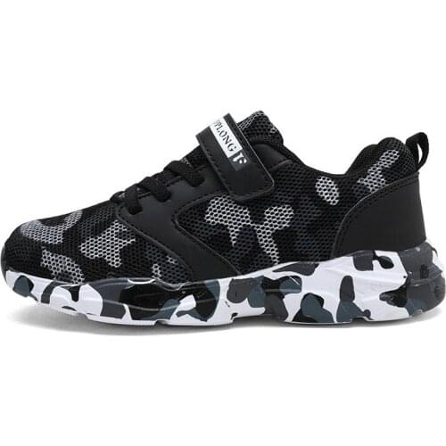 Childrens Zapatillas niños De 8 a 14 Años Sports Shoes Mesh Sneakers For Boys And Girls New Running Student Shoes Non-slip