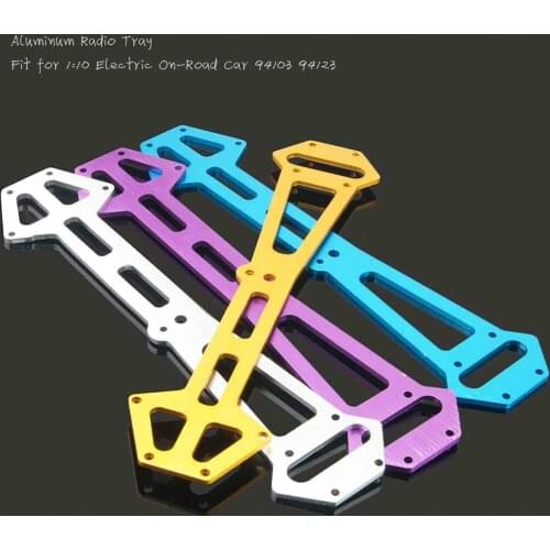 HSP 03002 Aluminum Radio Tray For RC Drift On / Off Road Car 1:10 94103 94103Pro 94123 94123Pro Spare Part