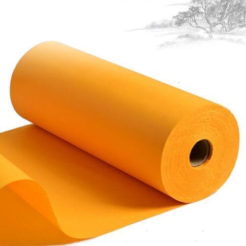 Chinese Rice Paper Gold Foil Raw Xuan Papers for Painting Calligraphy Prictice Thicken Rice Papers with Scattered Golden Spot