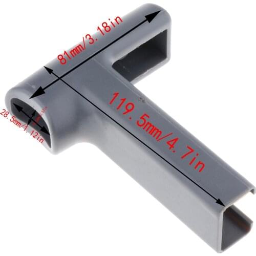 Plastic Gray Handle Housing Fit for Yamaha Remote Control Box 703-48222-00 for Parsun F15-13010002W