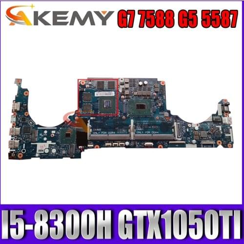 Akemy 9DHT1 LA-E993P mainboard For DELL G7 7588 G5 5587 laptop motherboard with I5-8300H CPU GTX1050TI GPU tested full 100