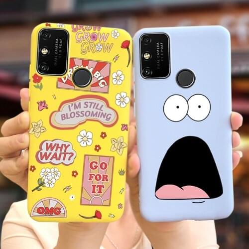 Cute Cartoon Cover For Huawei Honor 9A Case MOA-LX9N Silicone Soft Slim Fundas Phone Cases For Honor 9A 9 A Honor9A Cover Bumper
