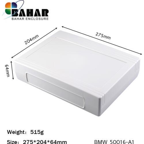 Wall mount plastic housing for electronics abs plastic project case diy junction box plastic instrument enclosure 275*204*64mm