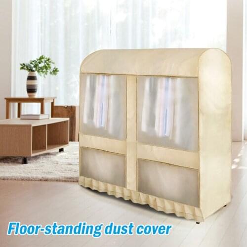 Newly Garment Rack Cover Large Capacity Dustproof Waterproof Clothing Rack Protector with Zipper and Visible Window