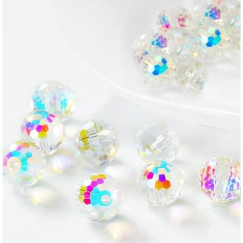 New style!! 8mm 20pcs/bag high-grade K9 glass globular Beads rhinestones sew on stones DIY jewelry accessory free shipping
