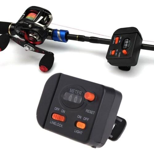 Portable Fishing Finder Line Length Counter Tool Depth Gauge Tally Tackle
