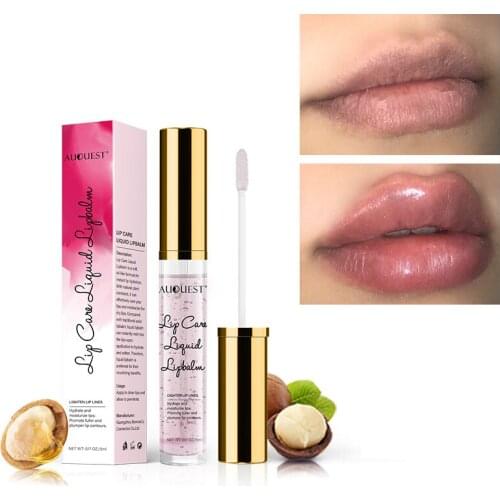 Pink Colors Lips Plumper Makeup Long Lasting Big Lip Gloss Moisturizer Plump Volume Shiny Sexy Vitamin E mineral Oil lipstick