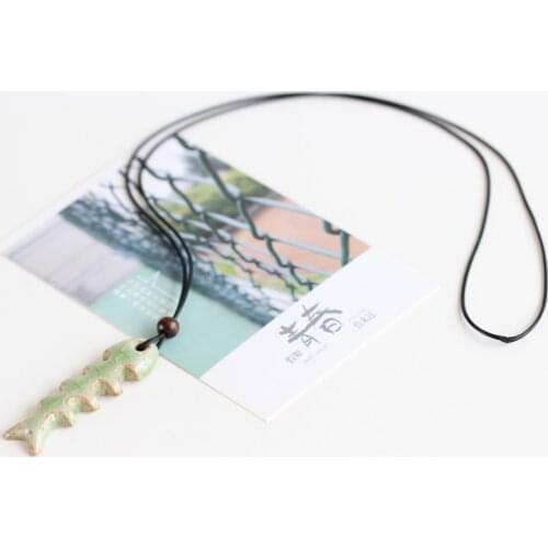 Fish Jewlery&Accessories Hand made DIY Ceramic fashion Necklaces for women Hand made Vintage #5052