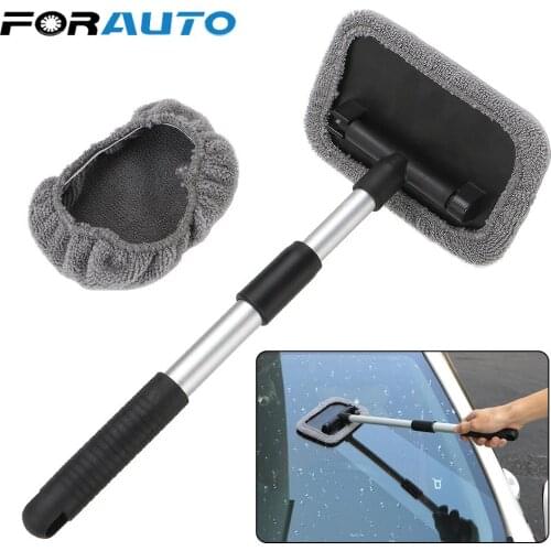 LEEPEE Window Cleaning Brush Telescopic Rod Car Windshield Clean Multi-functional Car Wiper Cleaner Glass Auto Accessories