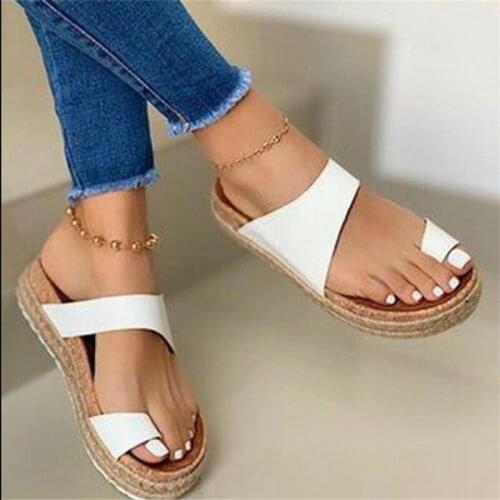 Summer Woman Sandals Wedge Cork Trend Women Slippers Fashion Flip Flops Peep Toe Sandals Women Outdoor Slippers Trend Shoes 2021